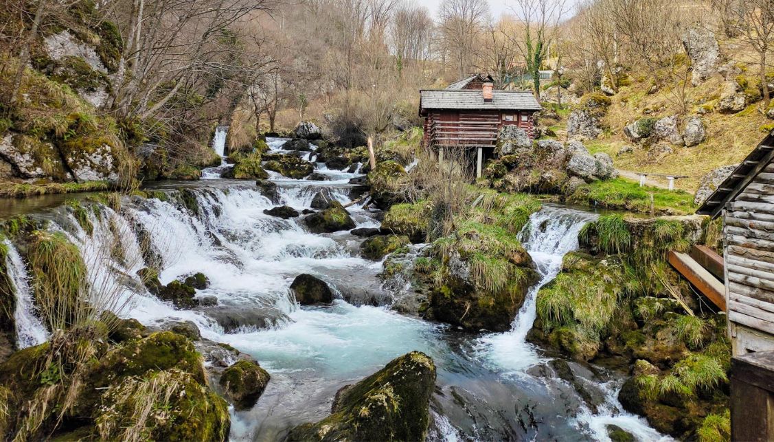 Krupa on the Vrbas, a scenery packed hike around the waterfalls surrendered by mountains